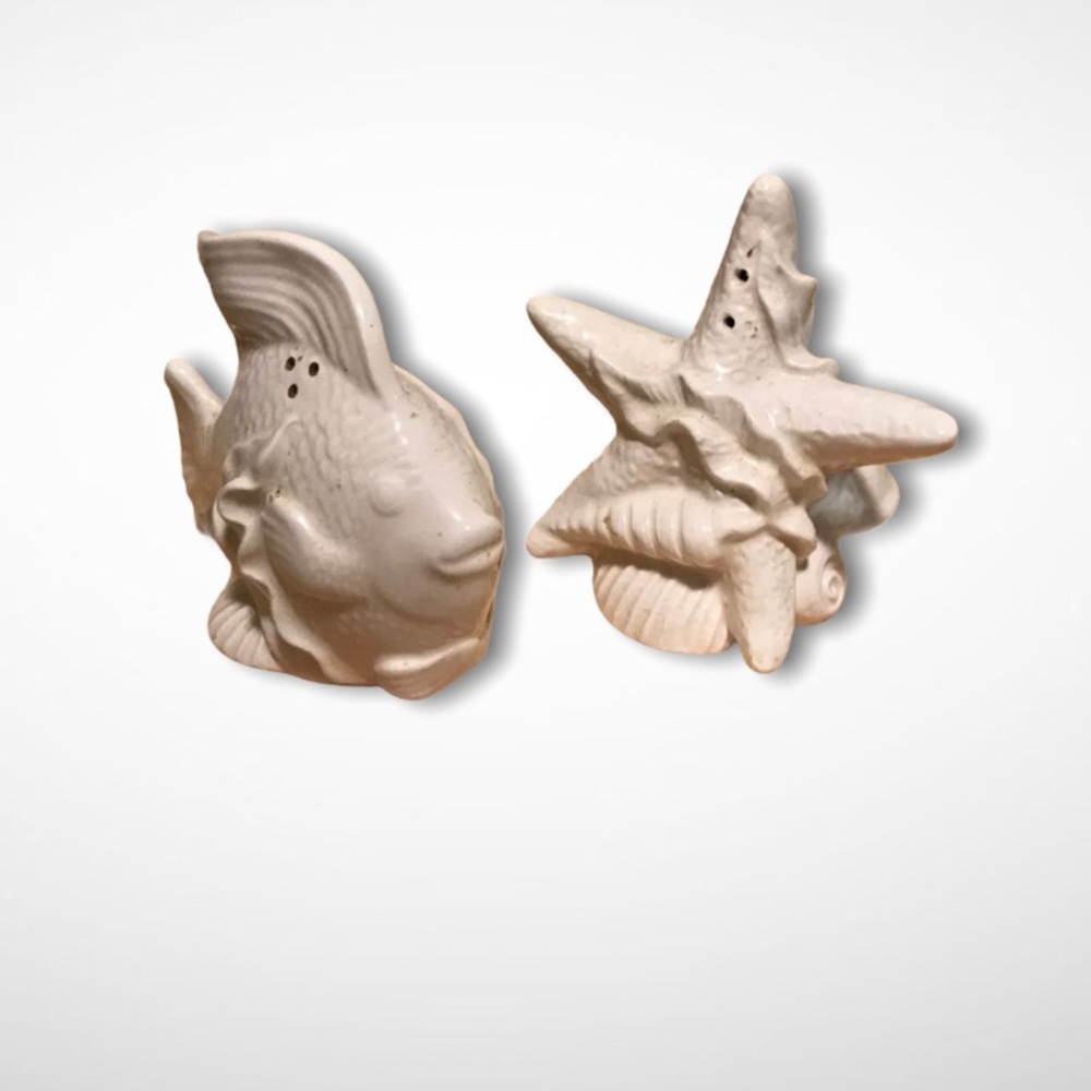 Fitz and Floyd Cape Coral Collection salt&pepper - Picture 4 of 11